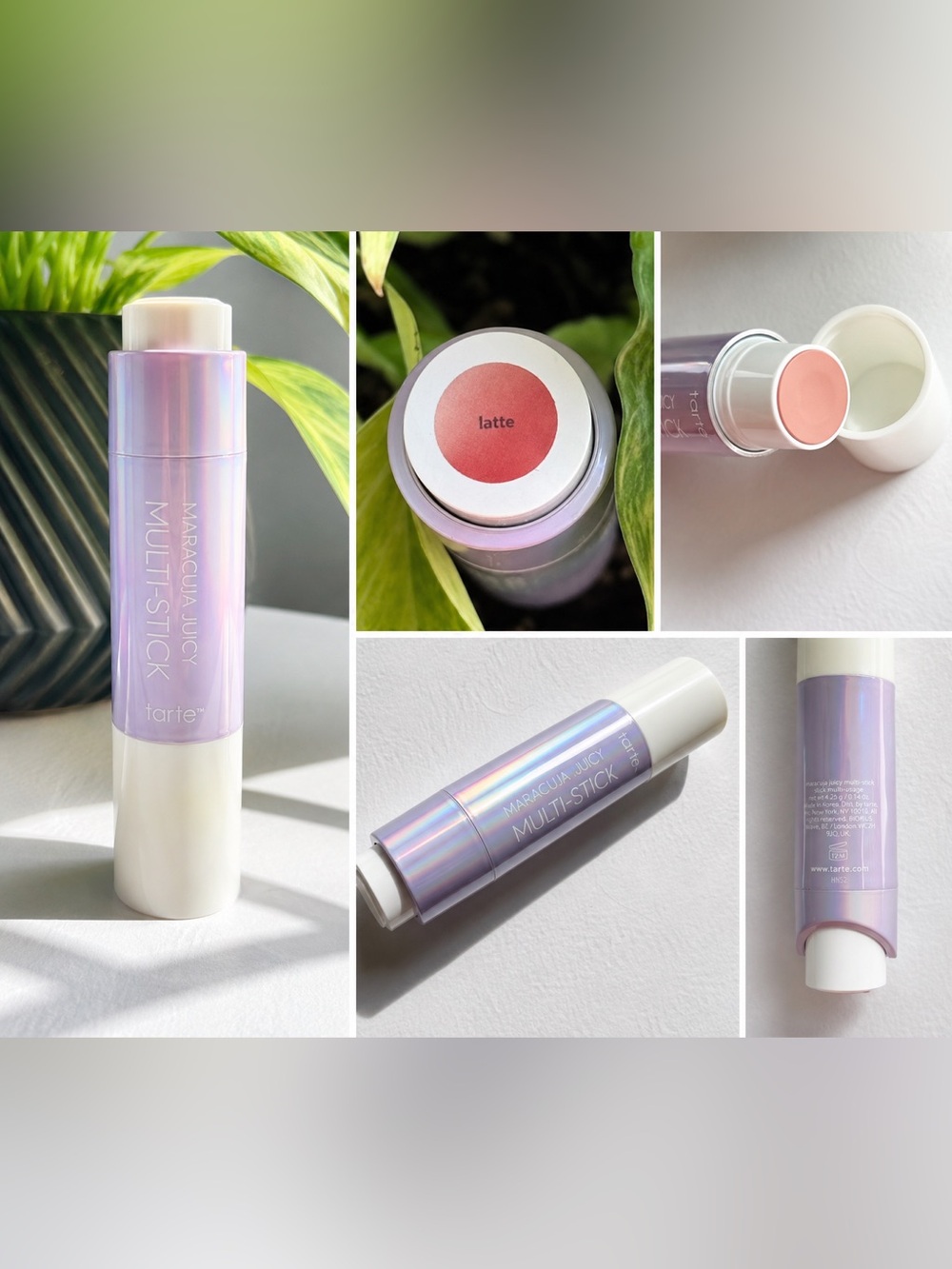 Tarte Maracuja Juicy Multi-Stick Latte Lip & Cheek Blush 0.14 oz NEW